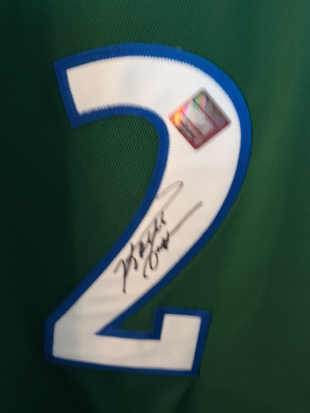Vintage Autographed Dallas Mavericks Jersey size 56 - Picture 2 of 4